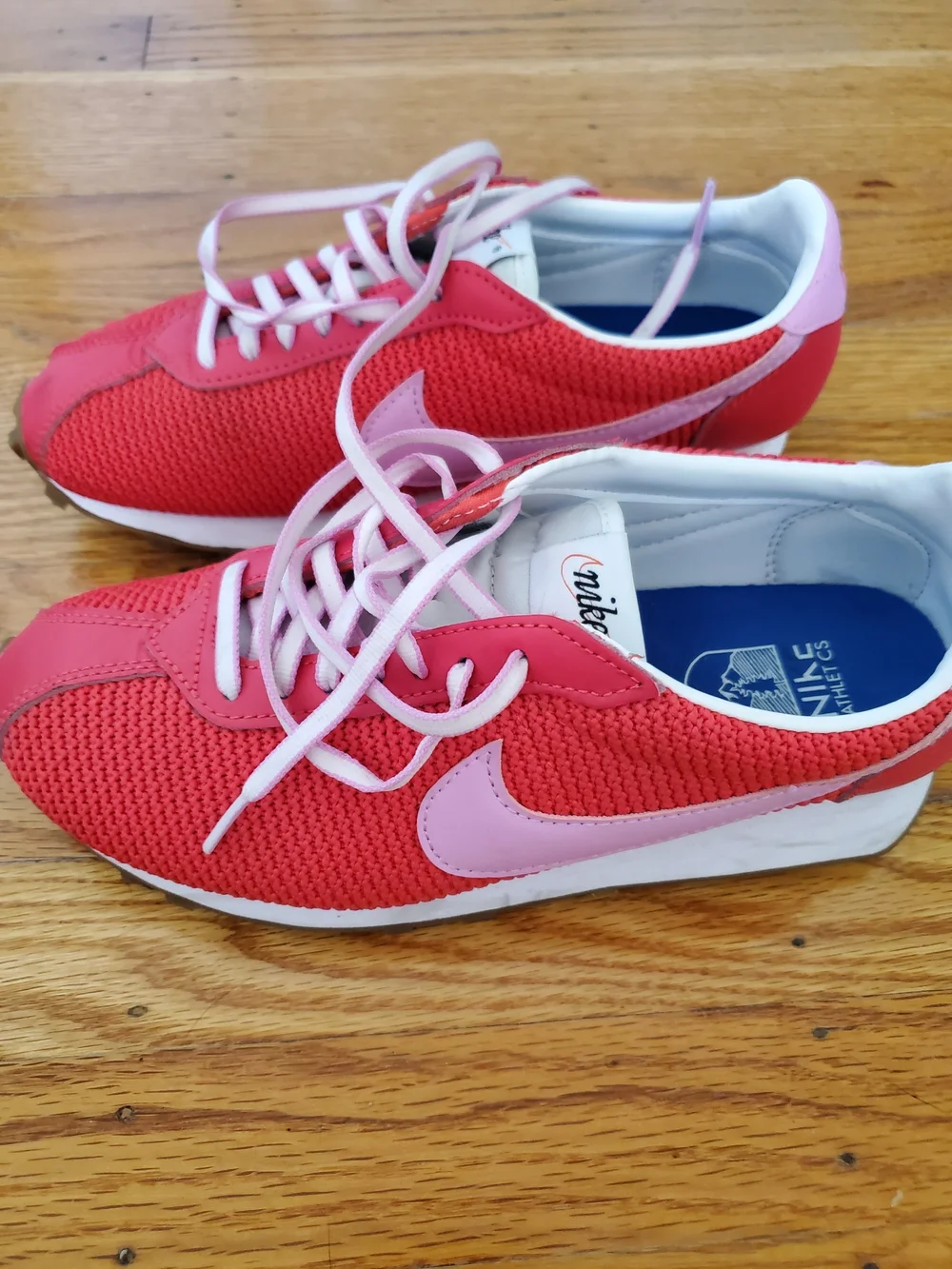 Nike LD-1000 Red & Pink Retro Mesh Sneakers,Sz 8